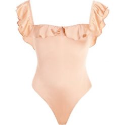 Body i gorsety: For Love & Lemons VIRGO RUFFLE BODYSUIT Body rose gold