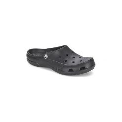 Chodaki Crocs FREESAIL CLOG. Czarne klapki damskie Crocs, bez wzorów, bez obcasa. Za 103,20 zł.