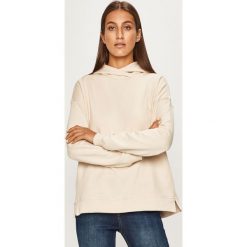 Vero Moda - Bluza. Białe bluzy damskie Vero Moda, s, bez wzorów, z bawełny, bez rękawów, z kapturem. W wyprzedaży za 59,90 zł.