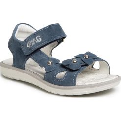 Sandały PRIMIGI - 5385122 S Azzurro. Niebieskie sandały dziewczęce Primigi, ze skóry, bez zapięcia. Za 229,00 zł.