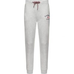 Spodnie dresowe Tommy Jeans Embroidered Amricana DW0DW07269. Szare spodnie damskie Tommy Jeans, l, z bawełny. W wyprzedaży za 299,00 zł.