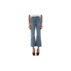 Jeansy bootcut Levis 77876 0001 - RIBCAGE CROP. Niebieskie jeansy damskie Levi's®. Za 394,37 zł.
