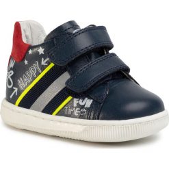 Sneakersy NATURINO - Falcotto By Naturino 0012014682.01.1C23 Navy/Rosso. Niebieskie trampki chłopięce Naturino, bez wzorów, z zamszu, na rzepy. Za 399,00 zł.