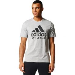 Adidas Koszulka SID Branded Tee szara r. S (BK3711). Białe t-shirty męskie marki Adidas, m. Za 95,00 zł.