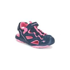 Sandały sportowe Dziecko Kangaroos K-CALI. Niebieskie sandały dziewczęce KangaROOS, bez zapięcia. Za 126,70 zł.