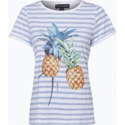 Franco Callegari - T-shirt damski, niebieski. Niebieskie t-shirty damskie marki Franco Callegari, bez wzorów, bez kołnierzyka. Za 89,95 zł.