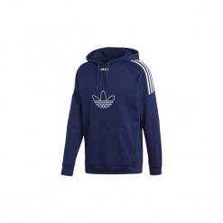 Bluzy adidas Bluza z kapturem Flock Trefoil. Białe bluzy męskie rozpinane marki Adidas, l. Za 329,00 zł.