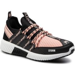 Sneakersy PLEIN SPORT - Runner Logos F19S MSC2237 STE003N Black/Rose 0203. Różowe półbuty damskie Plein Sport, na co dzień, bez wzorów, ze skóry ekologicznej, sportowe, bez obcasa, na płaskiej podeszwie, bez zapięcia. Za 1039,00 zł.