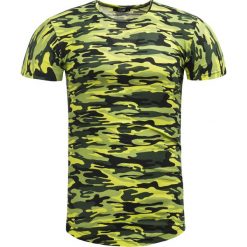 Koszulka męska t-shirt zielony moro Recea. Zielone koszulki męskie Recea, s, moro, z bawełny, bez kołnierzyka, bez rękawów. W wyprzedaży za 29,99 zł.