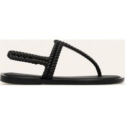 Melissa - Sandały Flash Sandal+Salinas. Czarne klapki damskie Melissa, bez wzorów, z gumy, bez obcasa, na obcasie. Za 299,90 zł.