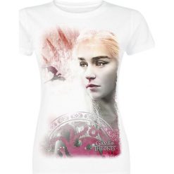 T-shirty damskie: Gra o Tron Daenerys Targaryen – Mother Of Dragons Koszulka damska biały
