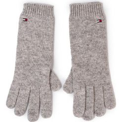 Rękawiczki damskie TOMMY HILFIGER Flag Knit Gloves AW0AW07197. Niebieskie rękawiczki damskie TOMMY HILFIGER, bez wzorów. W wyprzedaży za 129,00 zł.