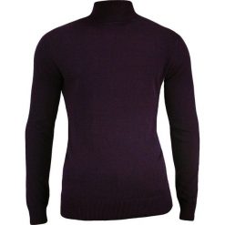 Klasyczny Elegancki Golf Męski -Brave Soul- 100% BAWEŁNA, Oxblood, Burgundowy, Purpurowy SWBRSAW19HUMEoxblood. Różowe swetry męskie Brave Soul, m, bez wzorów, z bawełny, eleganckie, z golfem, bez kaptura. Za 79,00 zł.