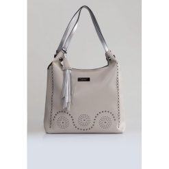 Shopper bag damskie: Shopper bag z dżetami