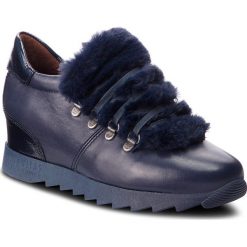 Sneakersy HISPANITAS - Sesame HI87380 Marine. Niebieskie półbuty damskie Hispanitas, ze skóry. W wyprzedaży za 339,00 zł.