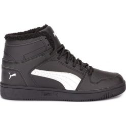Puma Rebound Lay-Up Fur SL Tenisówki Czarny. Czarne trampki męskie Puma, bez wzorów, z materiału, bez zapięcia. Za 343,95 zł.