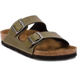 Chodaki damskie: Klapki BIRKENSTOCK - Arizona BS 1009982 Pull Up Olive