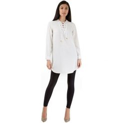 Closet London Bluzka Damska 40 Kremowy. Białe bluzki damskie Closet London, na imprezę, bez wzorów, bez kołnierzyka, bez rękawów. Za 189,00 zł.
