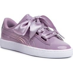 Sneakersy PUMA - Basket Heart Patent 363073 21 Elderberry/Elderberry. Fioletowe półbuty damskie Puma, ze skóry ekologicznej. W wyprzedaży za 279,99 zł.