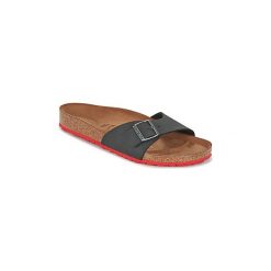 Klapki Birkenstock MADRID. Czarne kapcie męskie Birkenstock, bez wzorów. Za 259,00 zł.
