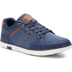 Sneakersy LANETTI - MP07-16996-07 Navy. Niebieskie sneakersy męskie Lanetti, bez zapięcia. Za 119,99 zł.