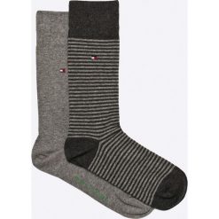 Tommy Hilfiger - Skarpety (2-pack). Szare skarpetki męskie TOMMY HILFIGER, bez wzorów, z elastanu. W wyprzedaży za 39,90 zł.