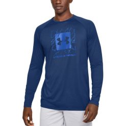 Under Armour Tech™ 2.0 Koszulka Niebieski. Niebieskie podkoszulki męskie Under Armour, s, z nadrukiem, z poliesteru, z długim rękawem. Za 137,95 zł.