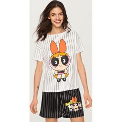 Piżamy damskie: Piżama powerpuff girls – Biały