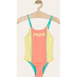 Pepe Jeans - Strój kąpielowy dziecięcy Arco 128-178 cm. Zielone stroje kąpielowe dziewczęce Pepe Jeans, bez wzorów, z elastanu. W wyprzedaży za 89,90 zł.