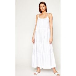 Sukienka letnia TwinSet 201LM2AUU. Różowe sukienki damskie Twinset, na lato, l, bez wzorów, z elastanu, bez kołnierzyka, bez rękawów. Za 799,00 zł.
