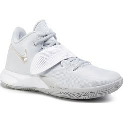 Buty NIKE - Kyrie Flytrap III BQ3060 007 Pure Platinum/Metallic Silver. Szare buty sportowe męskie Nike, ze skóry ekologicznej, bez zapięcia, do koszykówki. W wyprzedaży za 299,00 zł.