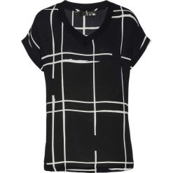 Tunika z nadrukiem bonprix czarno-kremowy z nadrukiem. Białe tuniki damskie z nadrukiem bonprix. Za 59,99 zł.