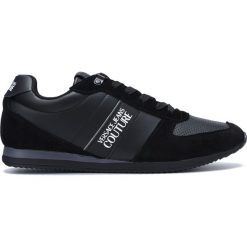 Versace Jeans Couture Tenisówki Czarny. Czarne trampki męskie Versace Jeans Couture, bez wzorów, z jeansu, bez zapięcia. Za 519,95 zł.