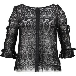 Bluzki damskie: Elvi LACE BOW SLEEVE Bluzka black