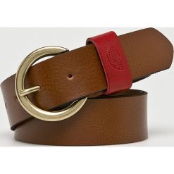 Levi's - Pasek skórzany. Brązowe paski damskie Levi's®, w paski, z materiału. Za 149,90 zł.