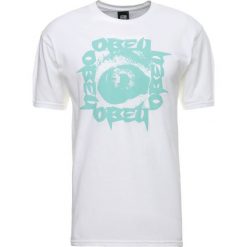 T-shirty męskie z nadrukiem: Obey Clothing TUNNEL VISION Tshirt z nadrukiem white