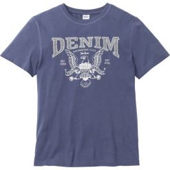 T-shirty męskie z nadrukiem: T-shirt Regular Fit bonprix indygo