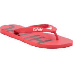 Japonki HUGO - Onfire 50386130 10207197 01 Medium Red 610. Czerwone klapki męskie HUGO, bez wzorów, z tworzywa sztucznego. W wyprzedaży za 139,00 zł.