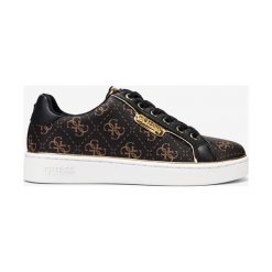 Guess Active Lady Tenisówki Brązowy. Pomarańczowe trampki i tenisówki damskie Guess, z aplikacjami, z materiału, bez zapięcia. Za 514,95 zł.