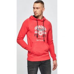 Produkt by Jack & Jones - Bluza. Niebieskie bluzy męskie marki PRODUKT by Jack & Jones, s, z nadrukiem, z bawełny, z kapturem, bez rękawów, z kapturem. Za 129,90 zł.