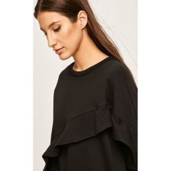 Answear - Bluza. Czarne bluzy damskie ANSWEAR, s, bez wzorów, z bawełny, bez rękawów, bez kaptura. W wyprzedaży za 59,90 zł.