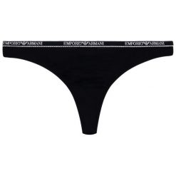 Stringi Emporio Armani Underwear 162468 CC235 00020. Czarne stringi damskie Emporio Armani Underwear, m, bez wzorów, z elastanu. W wyprzedaży za 99,00 zł.