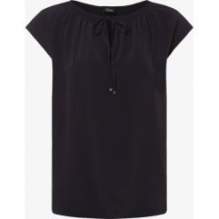 S.Oliver BLACK LABEL - T-shirt damski, niebieski. Niebieskie t-shirty damskie s.Oliver BLACK LABEL, s, bez wzorów, bez kołnierzyka. Za 129,95 zł.