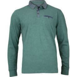 Zielona Koszulka Polo, Długi Rękaw, Longsleeve z Kołnierzykiem i Kieszonką, Męska TSCHIAOM3101GREENlong. Żółte koszulki męskie Chiao, m, bez wzorów, z bawełny, polo, z długim rękawem, długie. W wyprzedaży za 69,00 zł.
