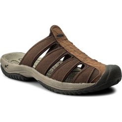 Klapki KEEN - Aruba II 1018777 Dark Earth/Mulch. Pomarańczowe klapki męskie Keen, bez wzorów, ze skóry ekologicznej. Za 309,95 zł.