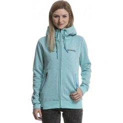 MEATFLY Damska bluza Omni 3 Tech Hood czyli E-Mint (rozmiar M). Zielone bluzy damskie Meatfly, m, bez wzorów, z polaru, bez rękawów, bez kaptura. W wyprzedaży za 233,00 zł.