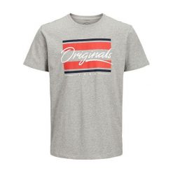 Jack&Jones T-shirt męski Jorantwon Tee SS Crew Neck LightGrey Melange (rozmiar S). Koszulki męskie Jack&Jones, s, bez wzorów, bez kołnierzyka. W wyprzedaży za 31,00 zł.