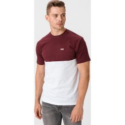Vans Colorblock Koszulka Czerwony Biały. Czerwone podkoszulki męskie Vans, xl, bez wzorów, z bawełny, z krótkim rękawem. Za 111,95 zł.