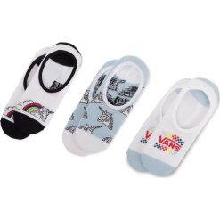 Zestaw 3 par stopek damskich VANS - Unicornbow Canoodles VN0A3URA4481 r.37/41 Multi. Białe skarpetki damskie Vans, bez wzorów, z elastanu. Za 59,00 zł.