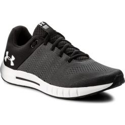 Buty UNDER ARMOUR - Ua Micro G Pursuit 3000011-102 Gry. Czarne buty sportowe męskie Under Armour, z materiału, bez zapięcia, do biegania. W wyprzedaży za 179,00 zł.